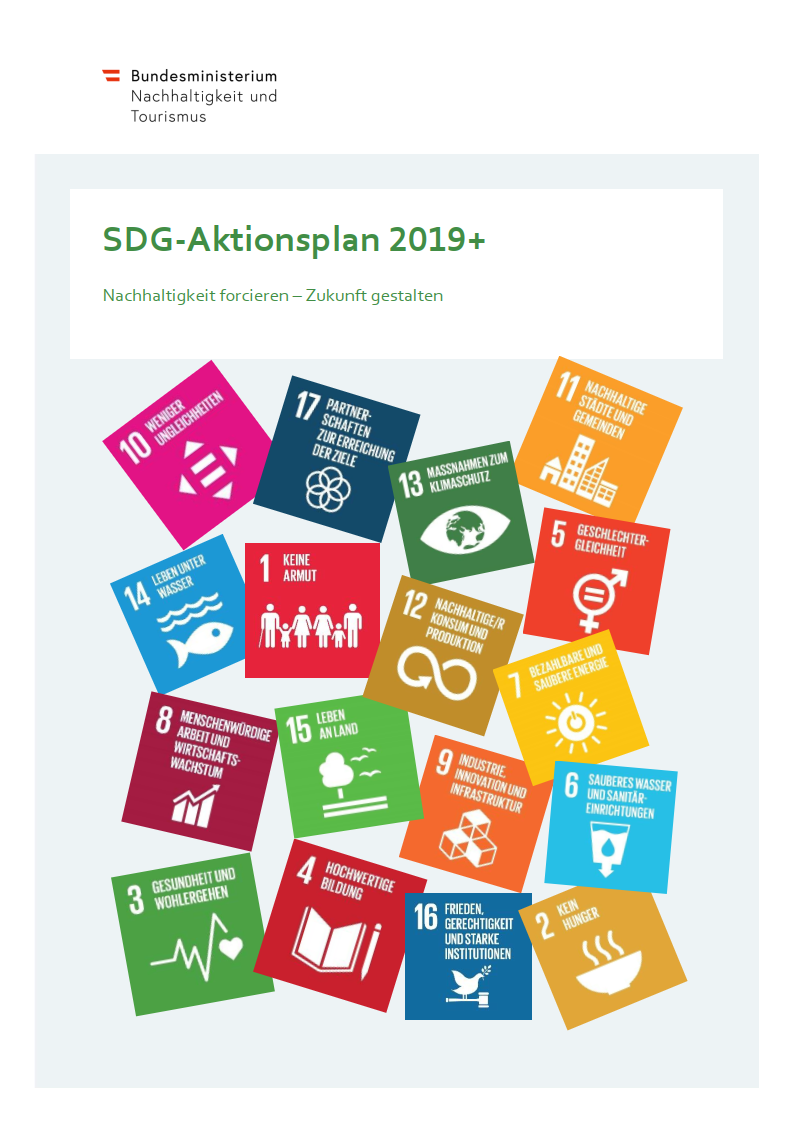 Cover SDG Aktionsplan