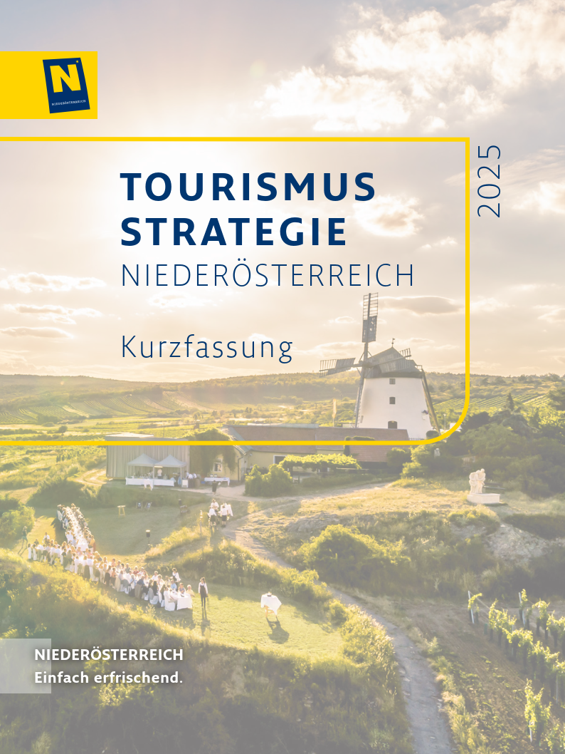 Cover Tourismusstrategie Niederösterreich 2025