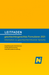 Leitfaden geschlechtergerechtes Formulieren 2021