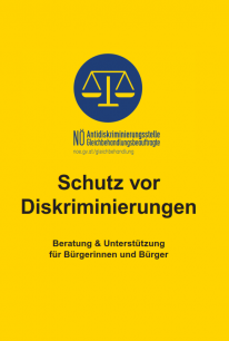 Folder Schutz vor Diskriminierung