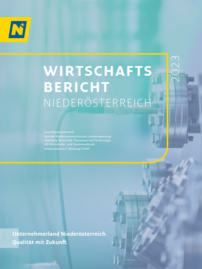 Cover des Wirtschaftsberichtes 2023